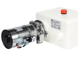 Dette billede illustrere Hydrauliska system