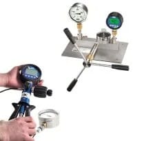 Dette billede illustrere Kalibrering av mätinstrument