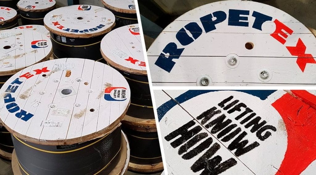 Dette billede illustrere Upptäck ROPETEX – våra nya stållinor