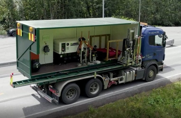 Grön innovativ teknik utvecklad av Amatec A/S för RoadTech A/S