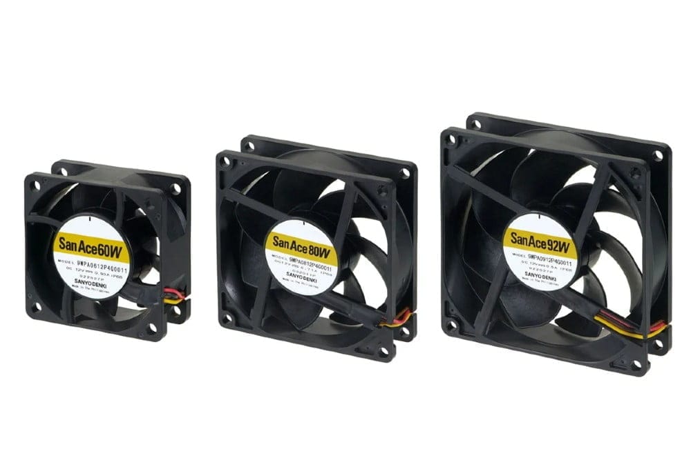 Dette billede illustrere Ny serie med IP68-Klassade fläktar