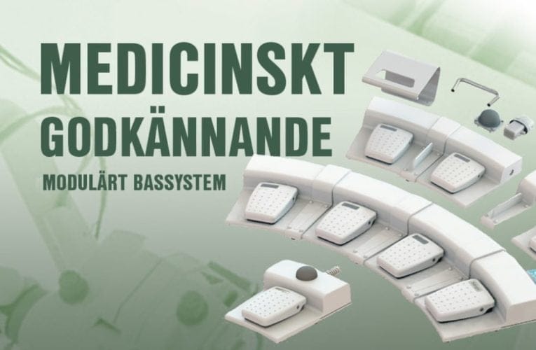Modulärt bassystem med medicinskt godkännande