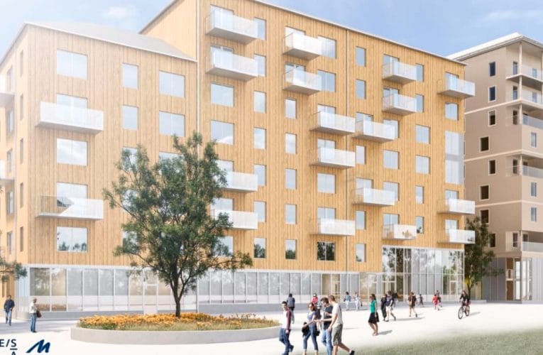 Träpalatset i Uppsala – miljöklassade hus i mycket expansivt område