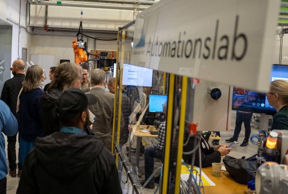 Dette billede illustrere Rekordmånga företag på årets Automationsdag