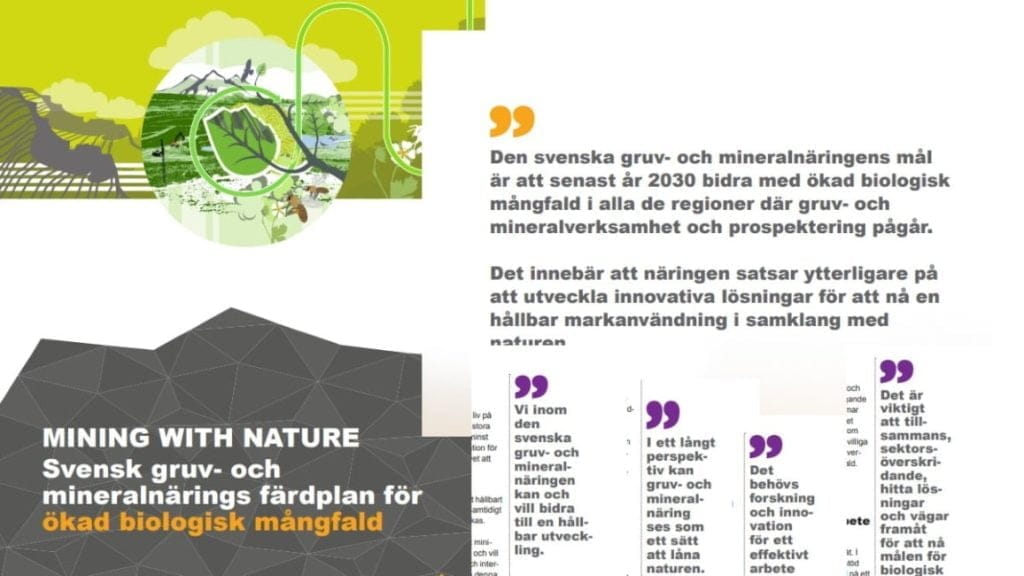 Dette billede illustrere Färdplan som finalist i Swedish Mining Innovation Award 2021