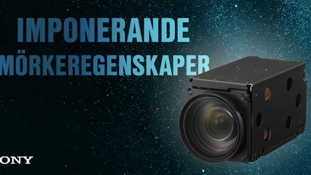 Dette billede illustrere OEM Automatic AB – Nya kameror med imponerande mörkeegenskaper