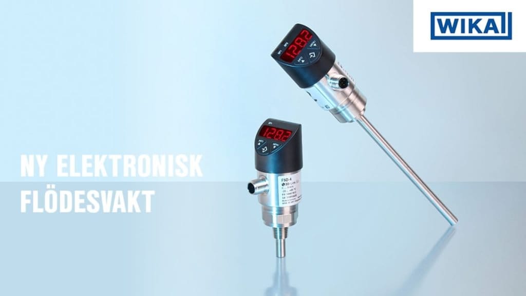 Dette billede illustrere OEM Automatic AB – Ny elektronisk flödevakt med display och givarfunktion