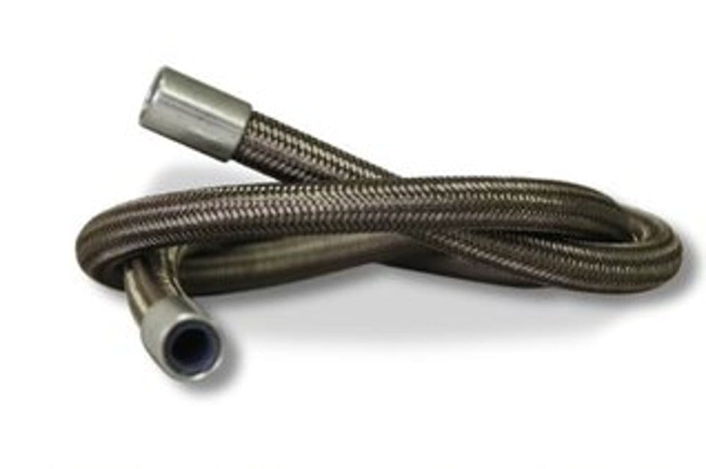 Dette billede illustrere Den nya spiralformade PTFE-slangen från Parker överträffar begränsningarna hos andra slangtyper