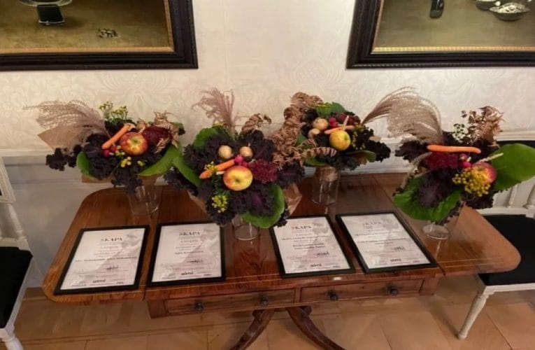 Prisceremoni för vinnarna av SKAPA-priset och SKAPA talang för unga innovatörer 2021 i Stockholms län