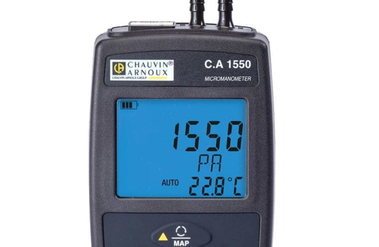 CA 1550 – Ny tryckmätare från Chauvin-Arnoux