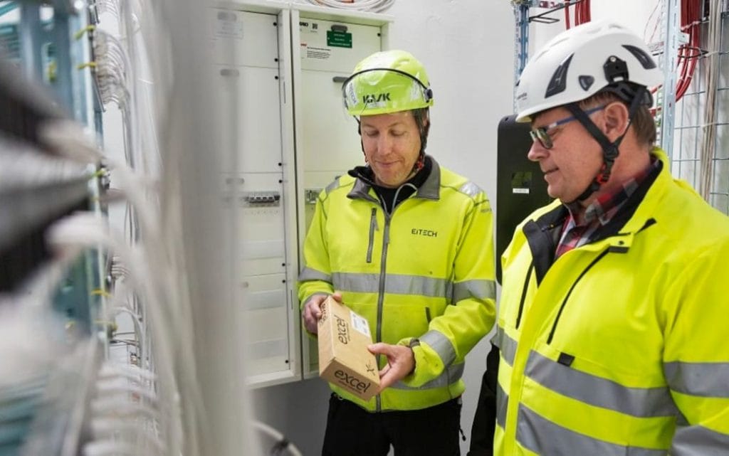 Dette billede illustrere Leverans av datanät och passersystem till Framtidsbygget Hudiksvalls sjukhus