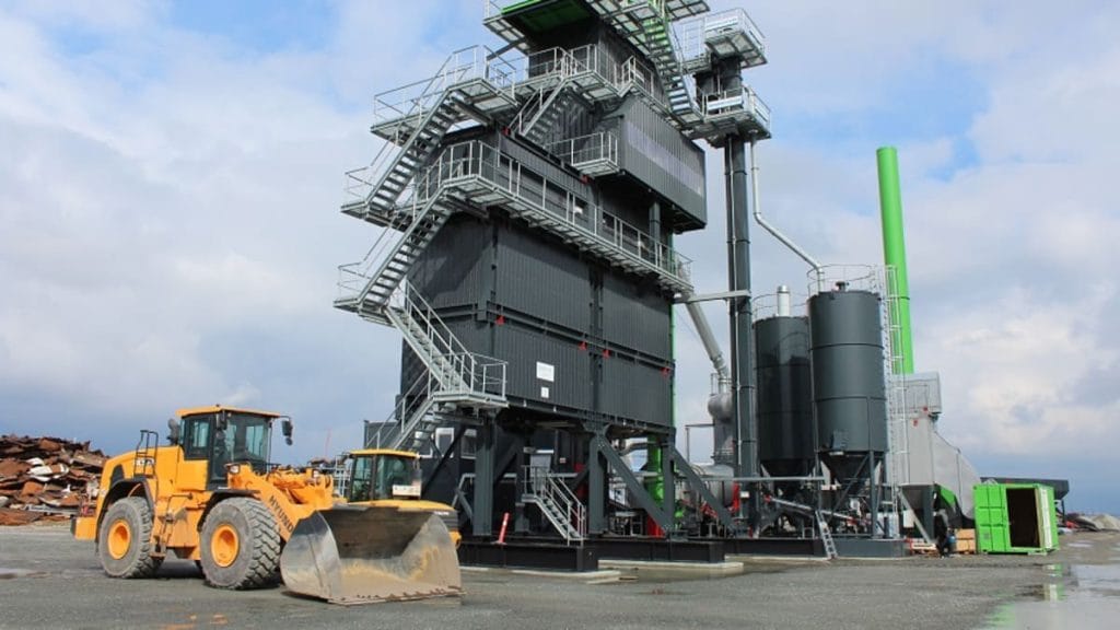 Dette billede illustrere Peab Asfalt i Danmark förvärvar modernt asfaltverk