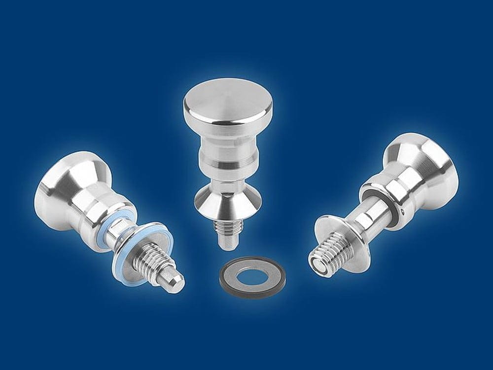 Dette billede illustrere Inställningsbultar för områden med höga hygienkrav