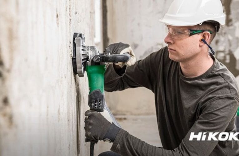 HiKOKI Power Tools – GM13Y – Kraftfull, dammfri betongslipning.
