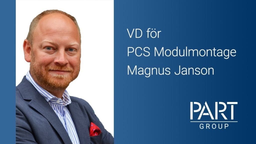 Dette billede illustrere Ny vd till PCS Modulmontage
