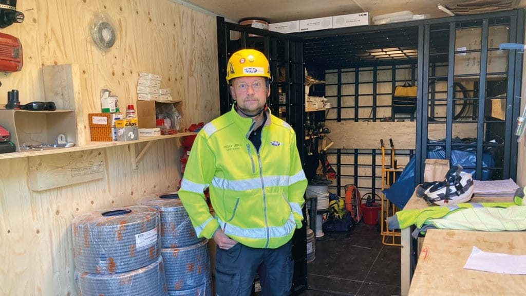 Dette billede illustrere Tröttnade på alla stöder – skaffade säkerhetscontainrar