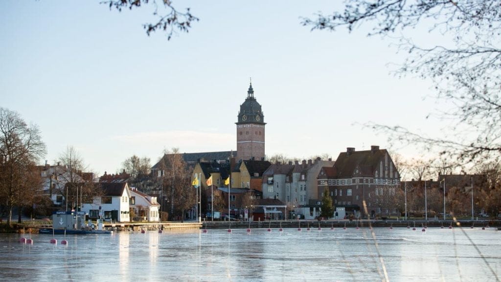 Dette billede illustrere Solör Bioenergi etablerar sig i Strängnäs