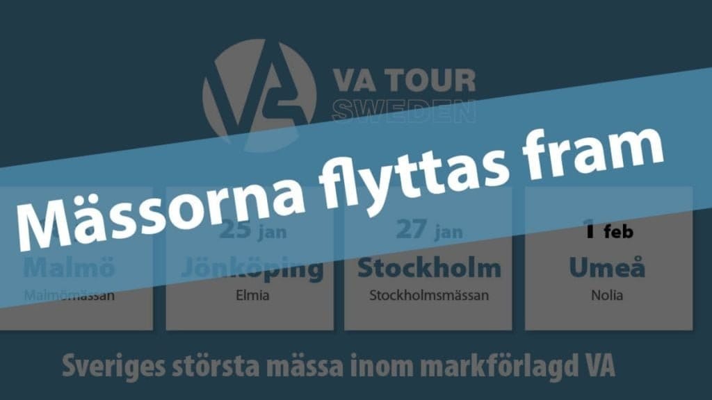 Dette billede illustrere VA Tour Sweden flyttas fram på grund av pandemin
