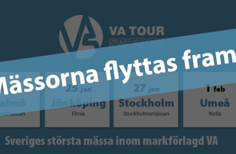 VA Tour Sweden flyttas fram på grund av pandemin