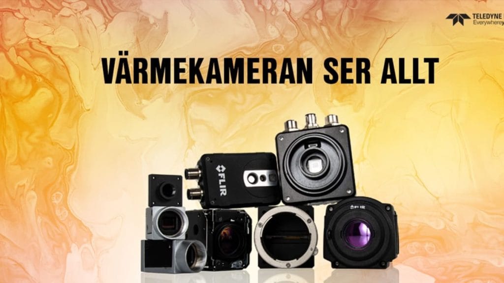 Dette billede illustrere VÄRMEKAMERAN SER ALLT