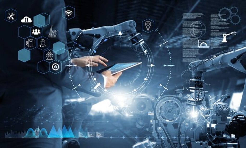 Dette billede illustrere Hexagon uppmanar verkstäder att digitalisera för hållbarhet på Elmia Verktygsmaskiner