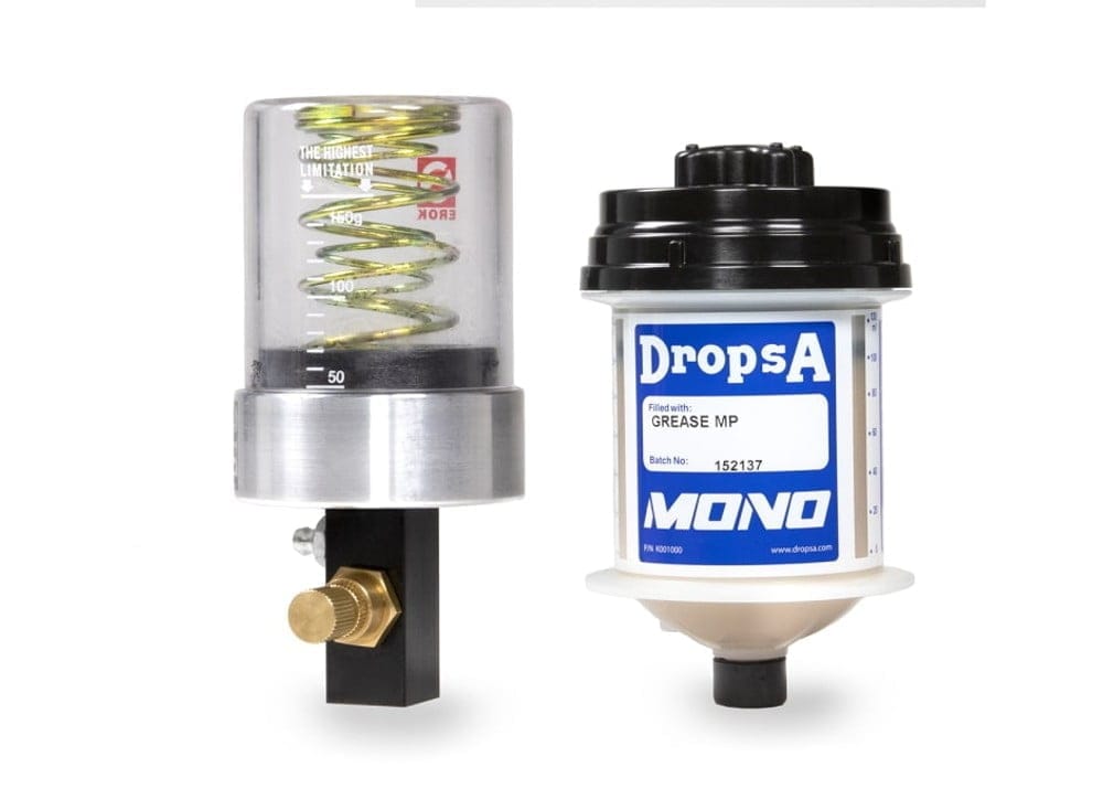 Dette billede illustrere Nu finns enpunktssmörjare på Hydroscand