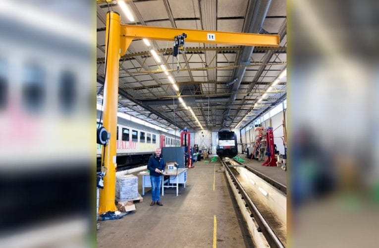 Interlift – Specialanpassad kran till verkstad