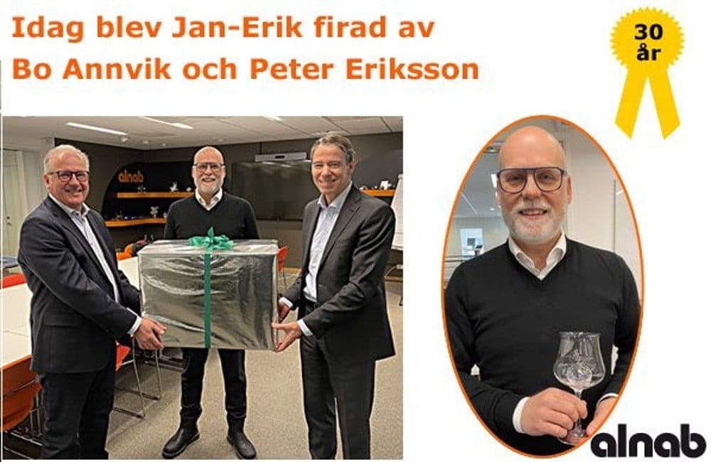 Dette billede illustrere Alnab Armatur – Idag fick vi på Alnab ett ovanligt fint besök!