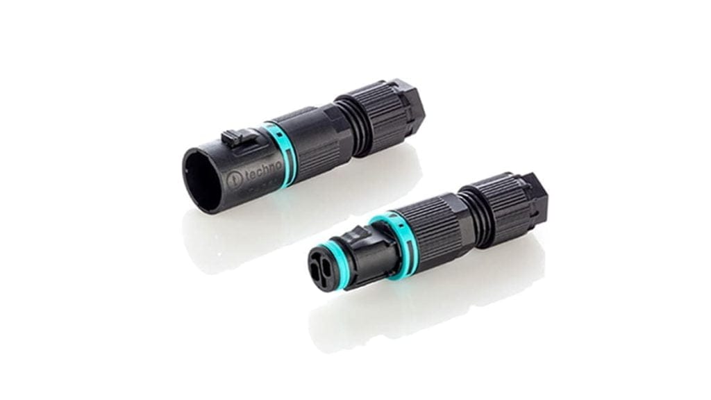 Dette billede illustrere Marknadens minsta kontaktdon med skruvanslutning