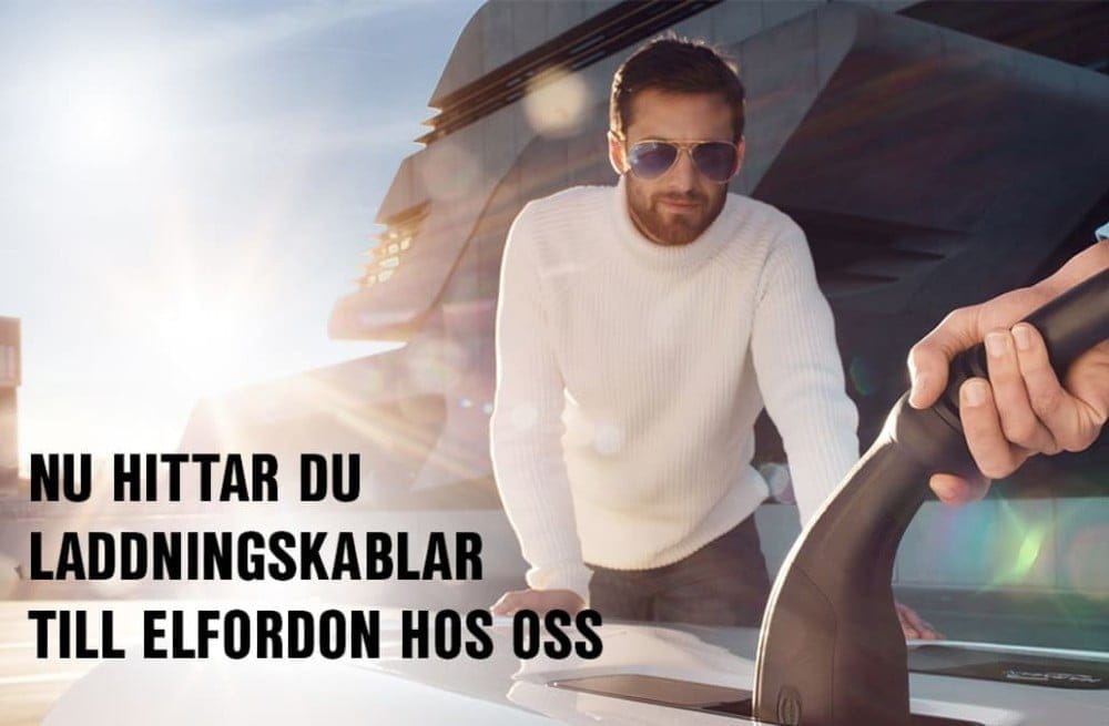 Dette billede illustrere Nu hittar du laddningskablar till elfordon hos oss