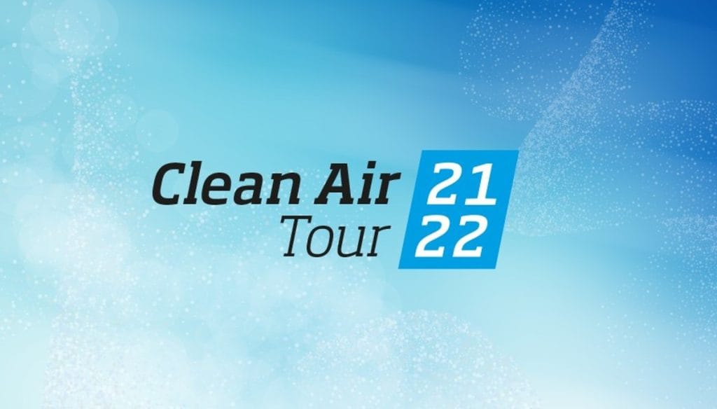 Dette billede illustrere The Clean Air World Tour