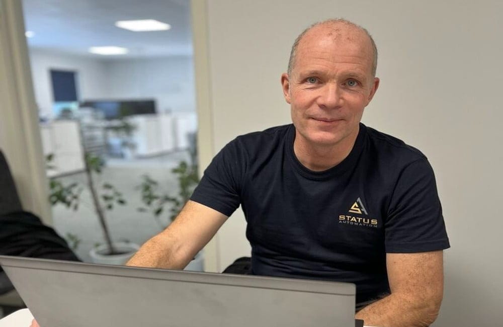 Dette billede illustrere Status Automation AB – Välkommen Martin Zackrisson!