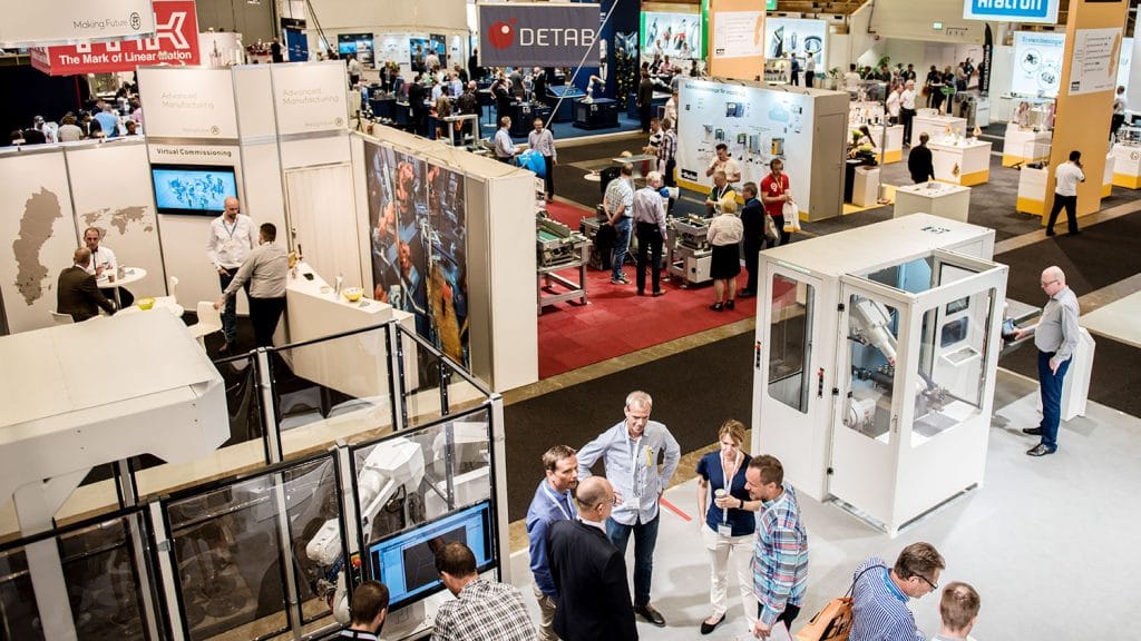 Dette billede illustrere Elmia Produktionsmässor i maj – en innovativ teknikplattform för industrin
