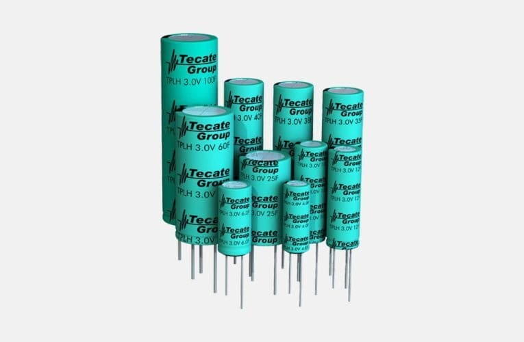 Högre energitäthet med nya ultrakondensatorer från Tecate