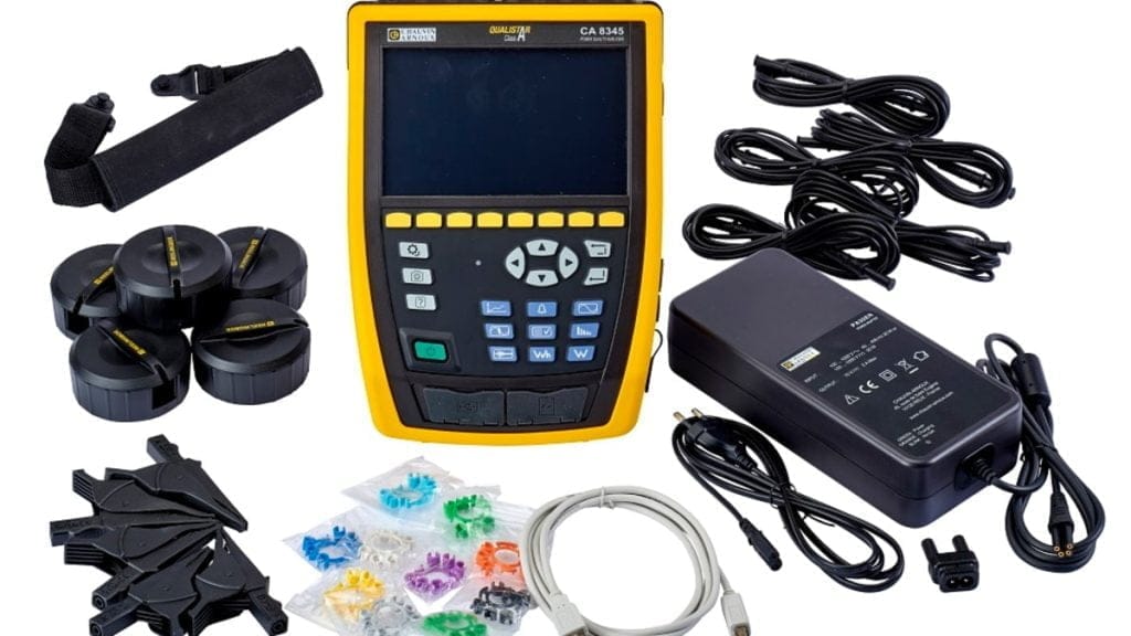 Dette billede illustrere CA Mätsystem AB – Nyhet! Klass A 61000-4-30 klass A ed 3 energianalysator med inbyggd GPS