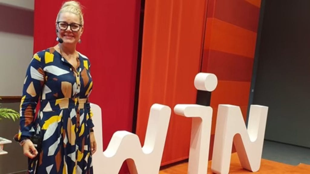 Dette billede illustrere Wow-känsla när WIN Water håller i scenprogrammet på VA-mässan