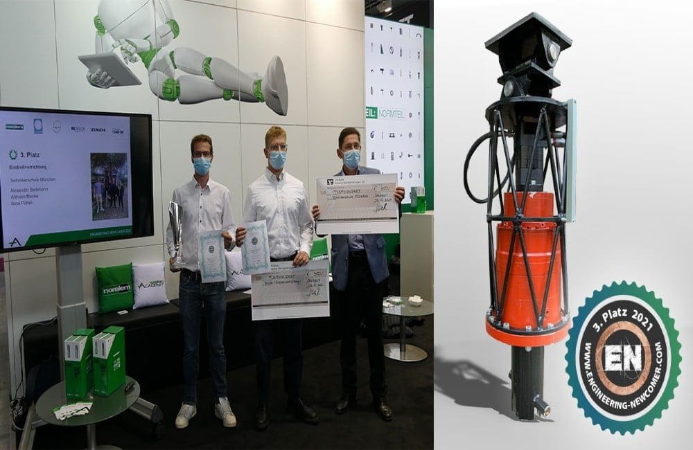 Dette billede illustrere Innovativ och ekonomisk design vinner norelems Engineering Newcomer Awards 2021