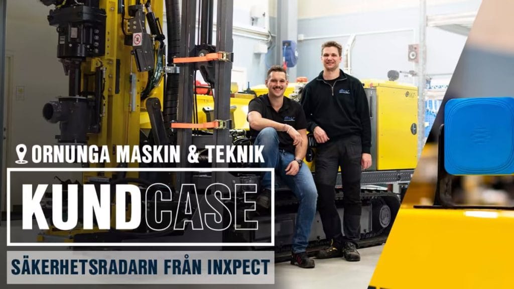 Dette billede illustrere SÄKRA BORRIGGAR MED INXPECT SÄKERHETSRADAR