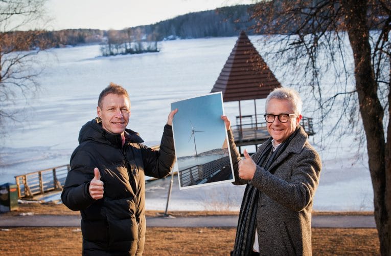 Klart idag: Vindkraftverk i Lindesjön – Linde energi och kommunen gör gemensam sak på Trallingen
