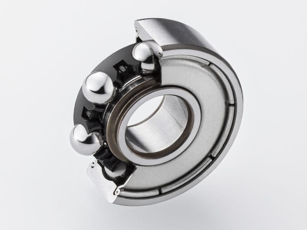 Dette billede illustrere NSK lanserar världens första lagerserie med hållare av bioplast