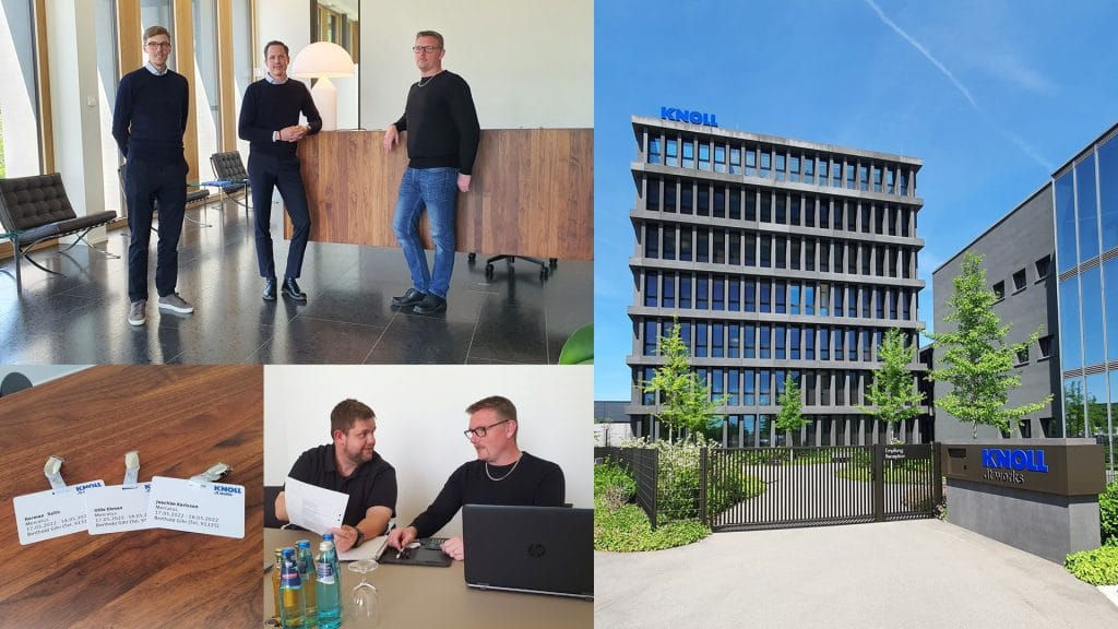 Dette billede illustrere Givande dagar hos samarbetspartners i Tyskland