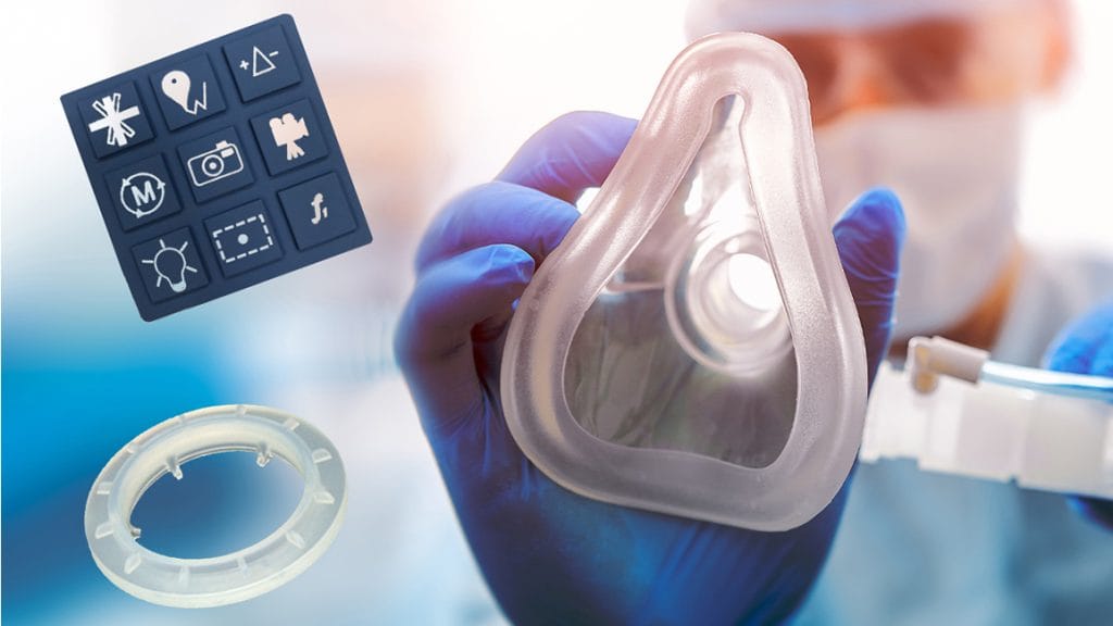 Dette billede illustrere OEM Electronics – Silikongummi till medicinska applikationer