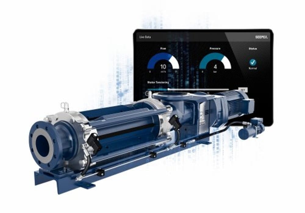 Dette billede illustrere Premiär på IFAT – SEEPEX 4.0 presenterar världens första automatiskt justerbara pump