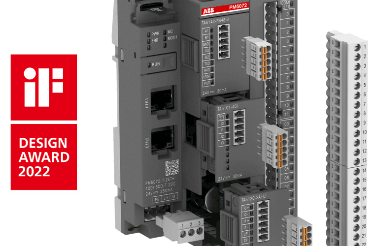 PLC från ABB vinner iF DESIGN AWARD 2022