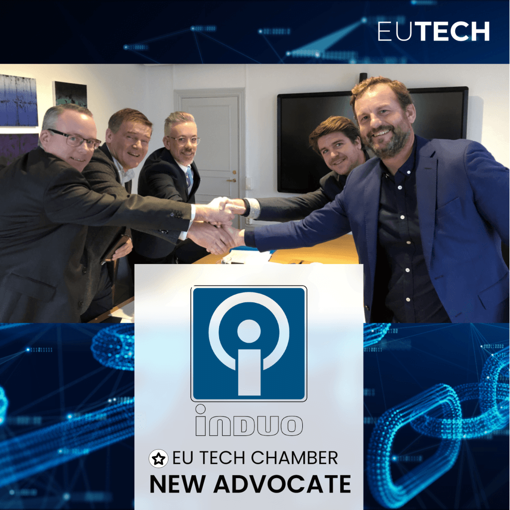 Dette billede illustrere Induo ansluter sig till European Technology Chamber