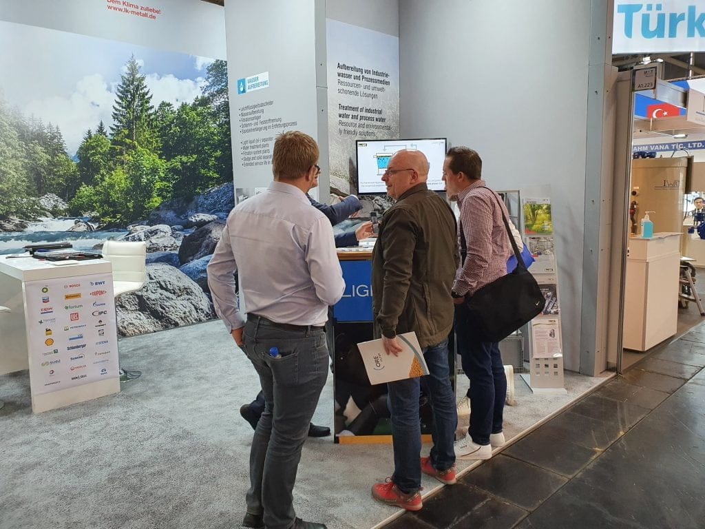 Dette billede illustrere Efterlängtat besök på IFAT 2022