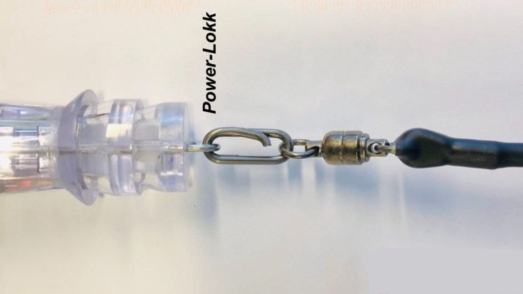 Dette billede illustrere Bättre fiskelycka tack vare hållfast Lesjöforsdetalj