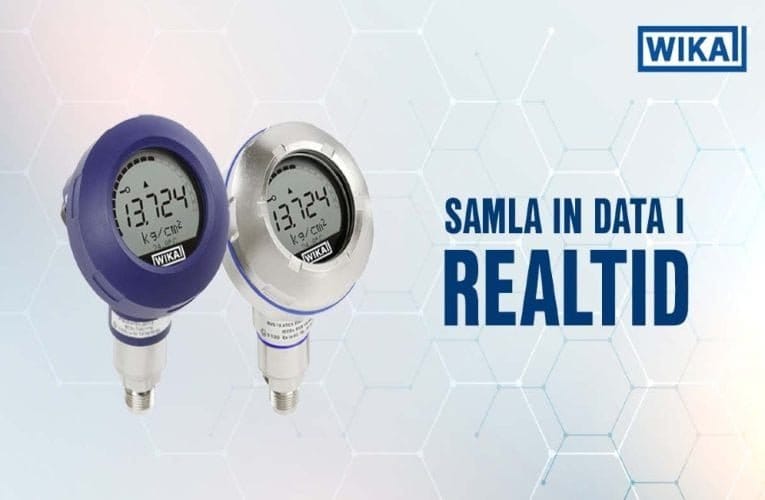 Samla in data i realtid med tryckgivare från WIKA