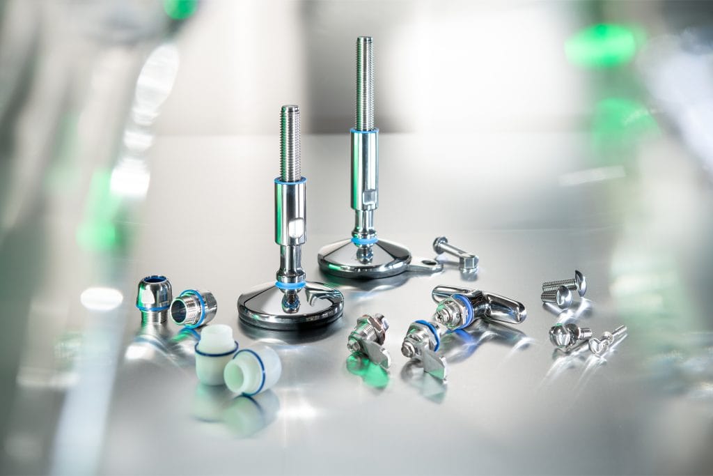 Dette billede illustrere norelems standardkomponenter bidrar till en mer hållbar förpackningsindustri