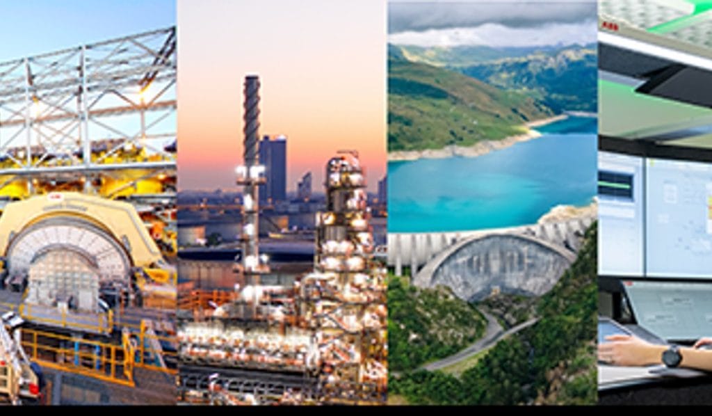 Dette billede illustrere ABB visar upp framtiden för processautomation